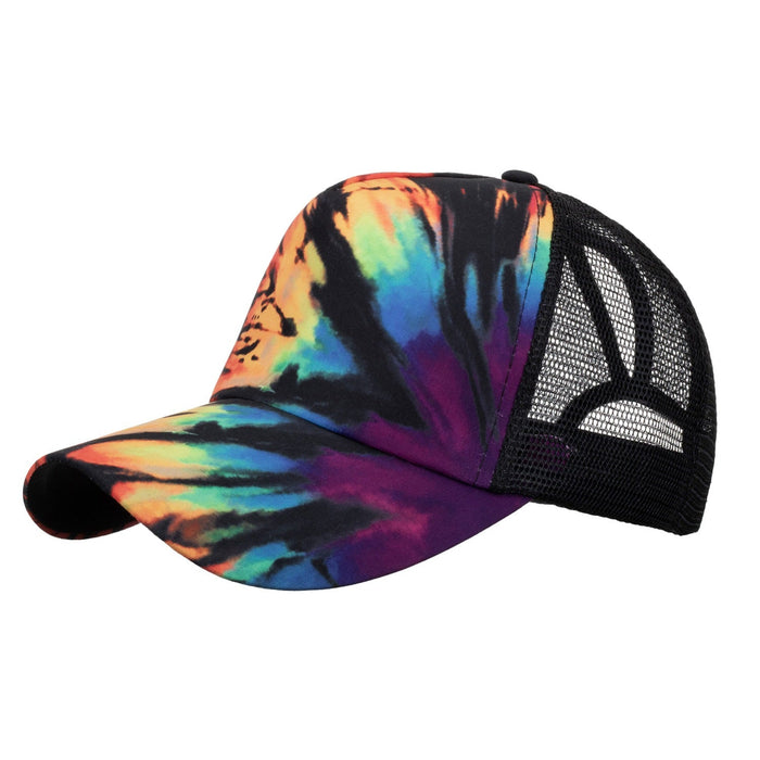 Wholesale Calico Ponytail Hole Baseball Cap Polyester JDC-FH-ZMei022