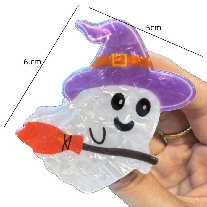Wholesale Playful witch clip fun ponytail clip personality  hairpin cute half-hair shark clip