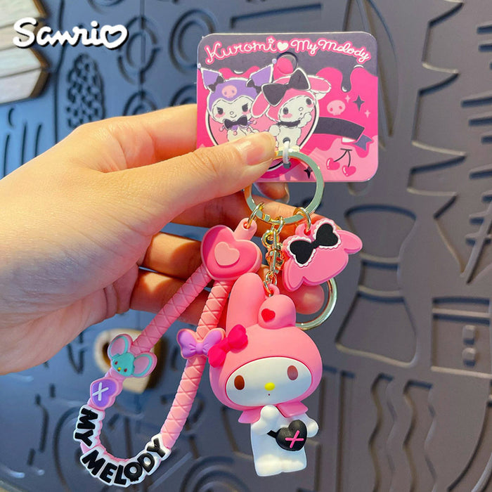 Wholesale Cartoon Doll Silicone Keychain (S) JDC-KC-BaiM073