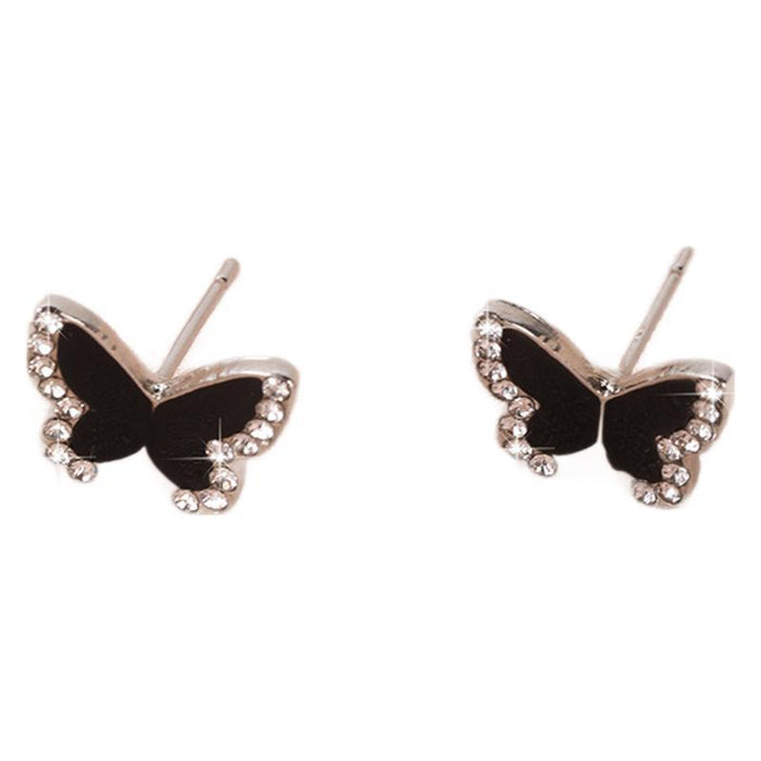 Wholesale S925 Silver Needle Butterfly Earrings Female Earrings