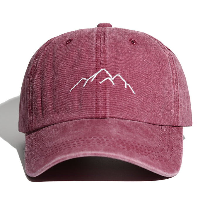 Wholesale Embroidery Washed Distressed Cotton Baseball Cap JDC-FH-Chunq009