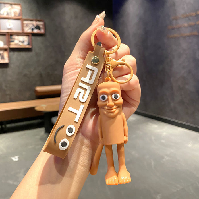 Wholesale Cartoon Silicone Keychain Bag Pendant