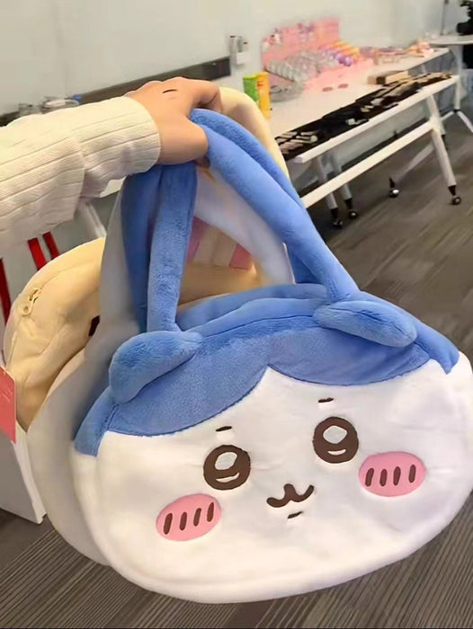 Wholesale Cute cartoon embroidered plush bag, single shoulder crossbody bag, transparent backpack wholesale