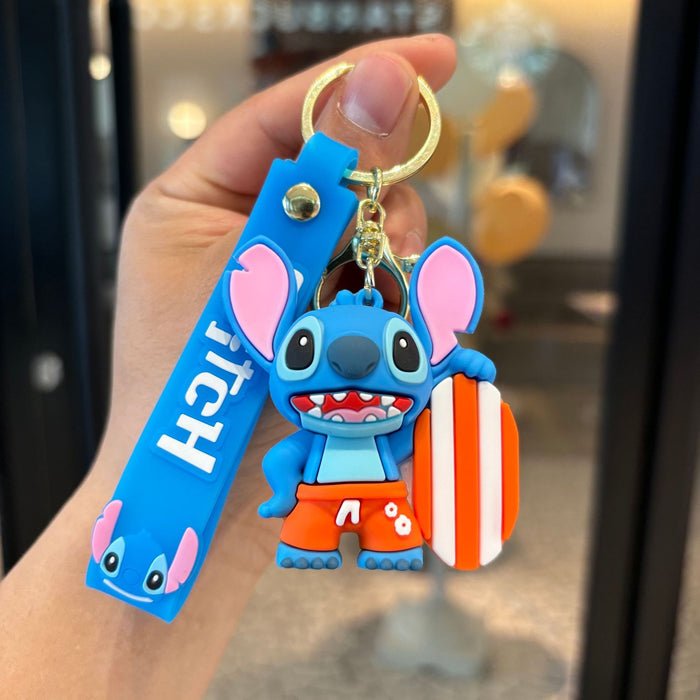 Wholesale  key chain pendant pvc doll school bag pendant