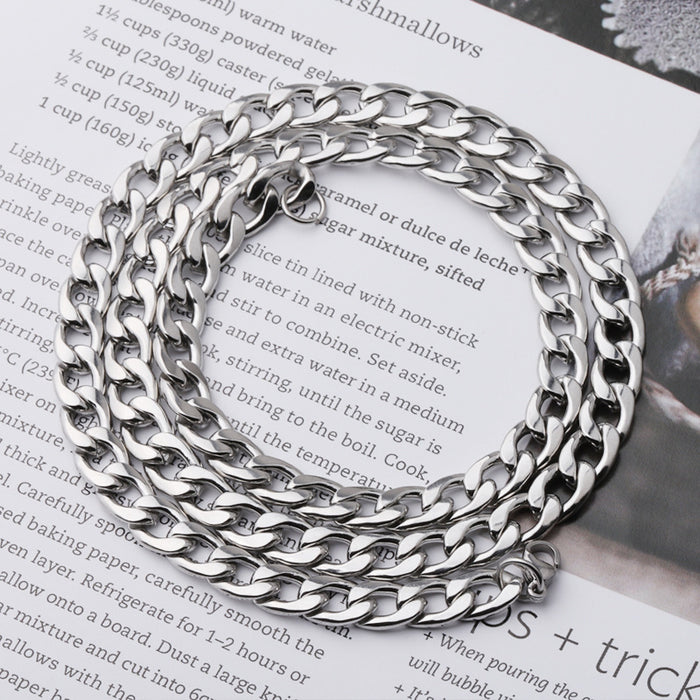 Wholesale Titanium steel Cuban chain necklace accessories Stainless steel necklace Clavicle chain