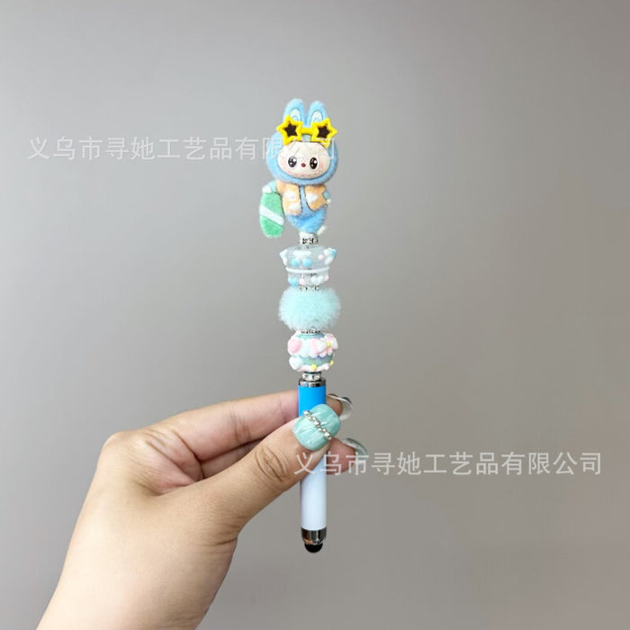 Wholesale DIY Cute Beaded Pen for Mobile Phones and Tablets Touch Screen Gel Ballpoint Pen