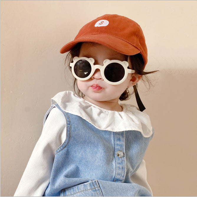 Wholesale New baby sunglasses matte children's sunglasses trendy retro glasses