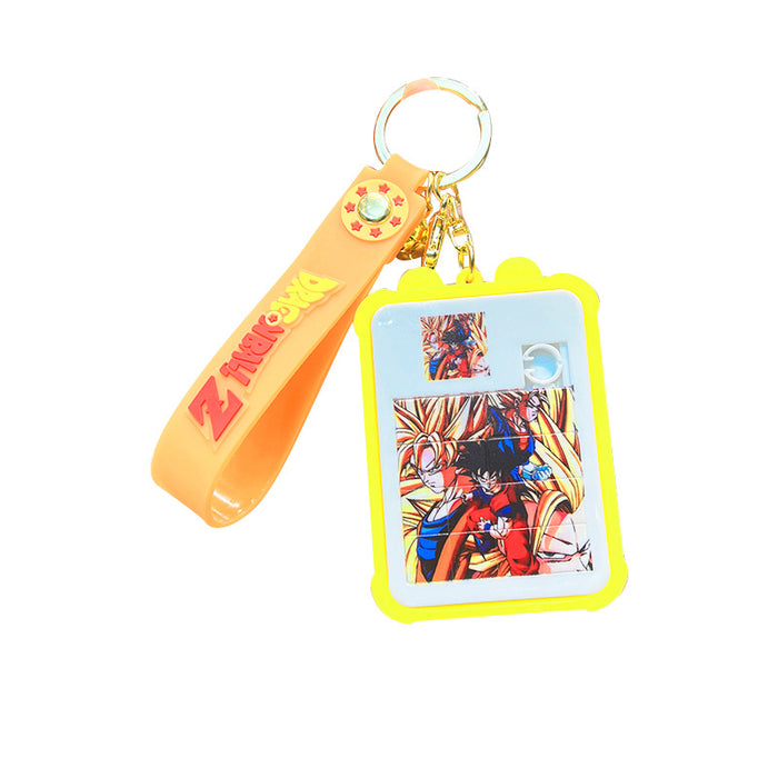 Wholesale Cartoon Puzzle Plastic Keychains JDC-KC-ShuoT015