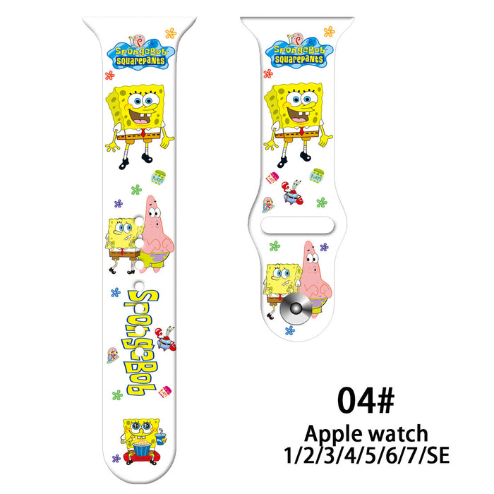 Wholesale Personalized Printed Silicone Watch Strap JDC-WD-NuoQi014