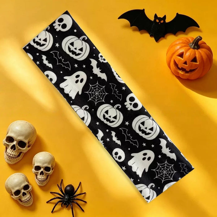 Wholesale  Women S Cute Pumpkin Ghost Print Elastic Headband Party Accessory