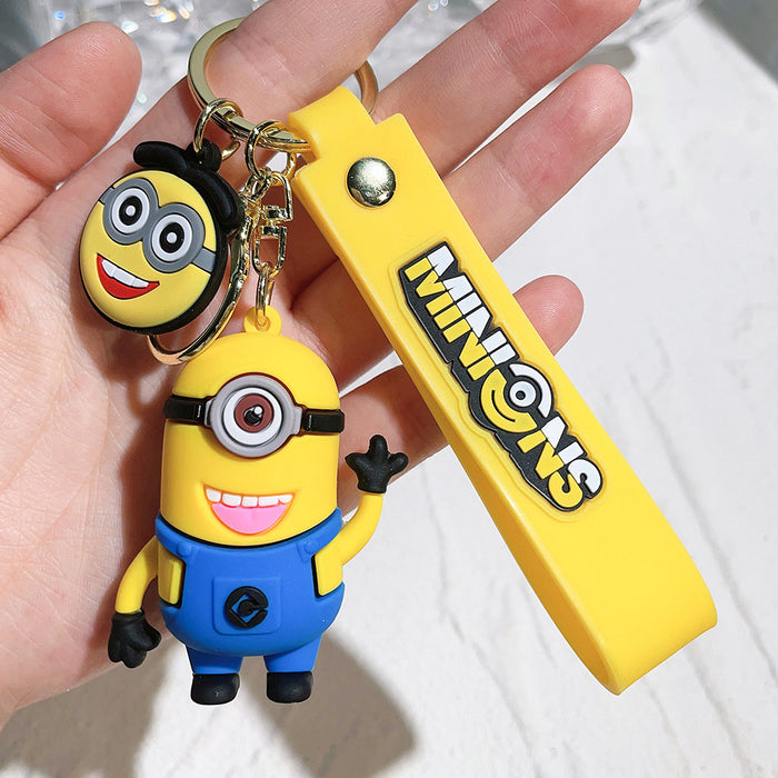 Wholesale Cartoon Silicone Doll Keychain JDC-KC-QiChao043