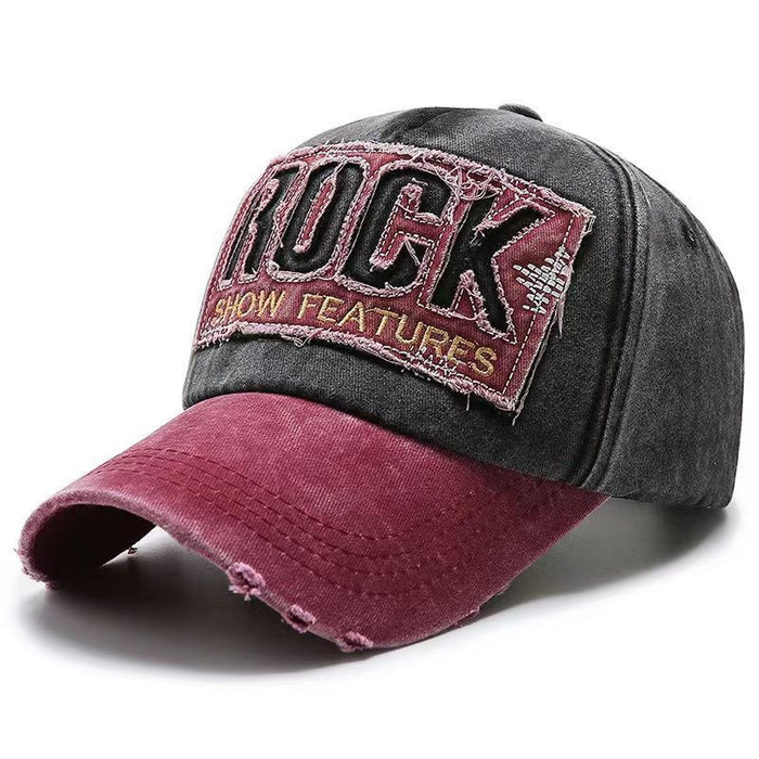 Wholesale Washed Letter Baseball Cap
