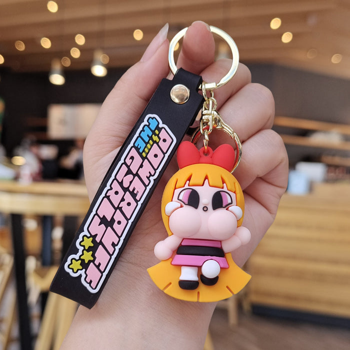 Wholesale Cartoon Silicone Doll Keychain JDC-KC-ZhuoRan028