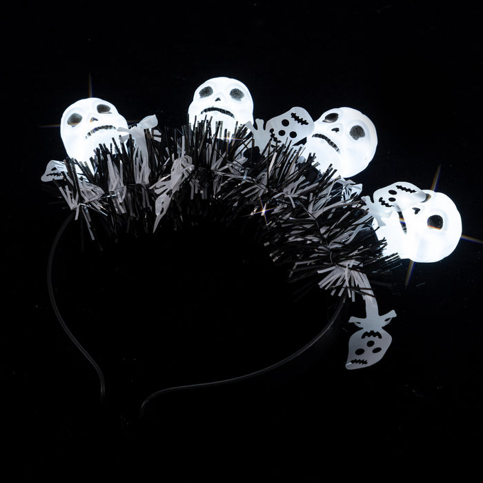 Wholesale of New Halloween Ghost LED Luminous Hair Bands JDC-HD-ChuanS003