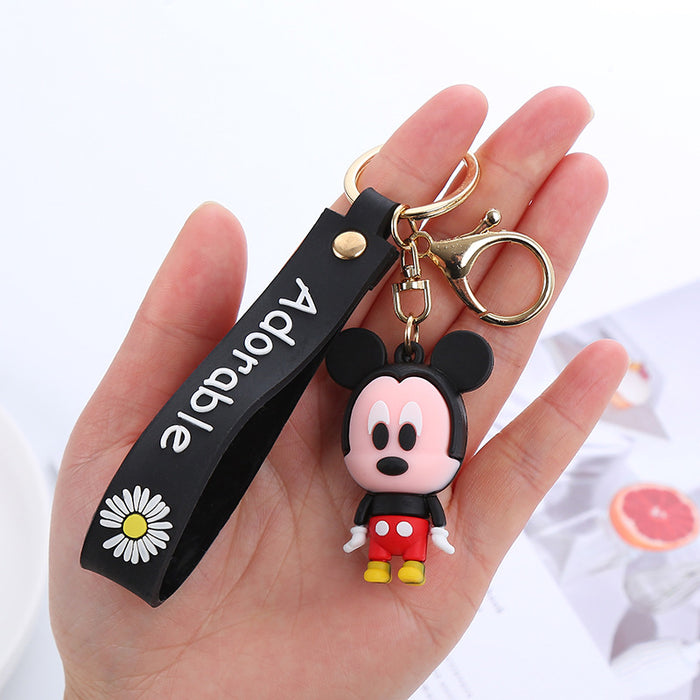 Wholesale Cute Cartoon Soft Rubber Doll Keychain JDC-KC-BoYue007