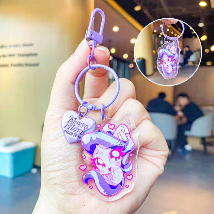 Wholesale Acrylic Cartoon Keychain JDC-KC-LeZi022