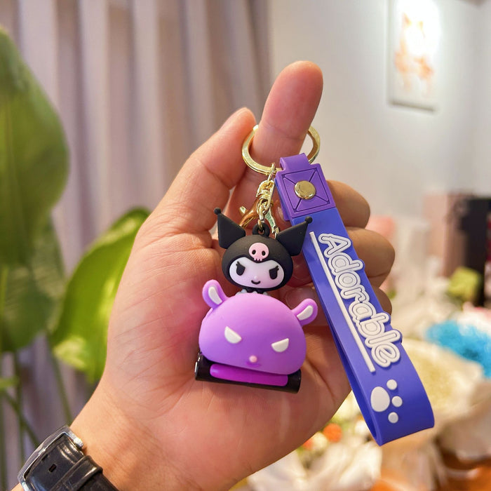 Wholesale PVC Cute Cartoon Doll Keychain JDC-KC-WuYi074