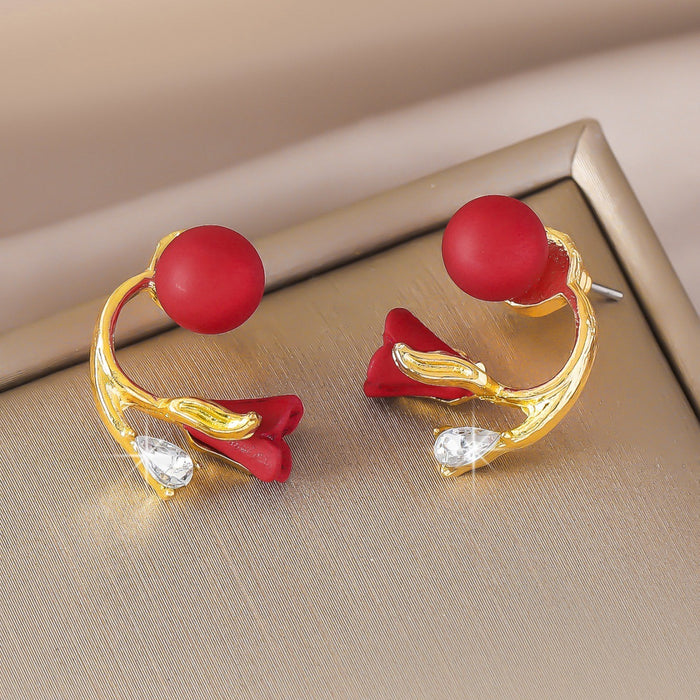 Wholesale Gentle Elegant Christmas Earrings