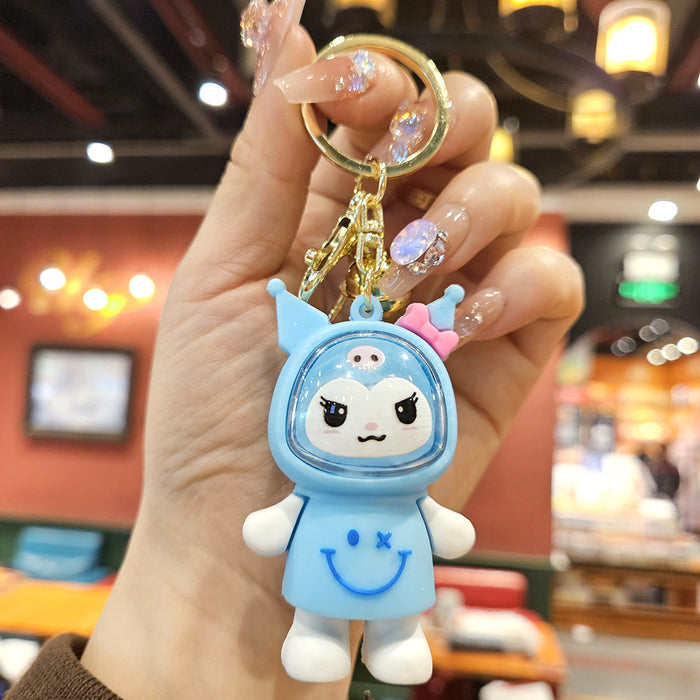 Wholesale Luminous Silicone Cartoon Doll Keychain JDC-KC-YiZhuo003