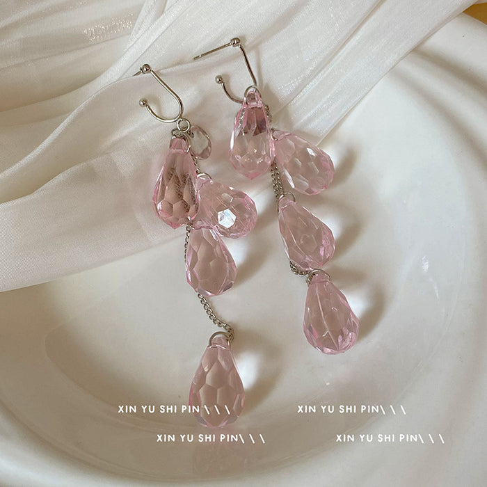 Wholesale Long tassel earrings, new retro style versatile earrings