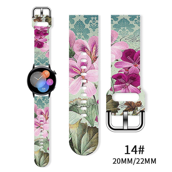 Wholesale Printed  Tpu Watch Strap Wrist Strap JDC-WD-NuoQi085