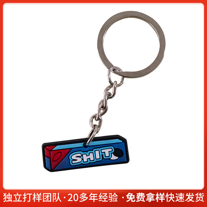 Wholesale Creative Snack Series PVC Keychain Pendant Bag Keychain Pendant
