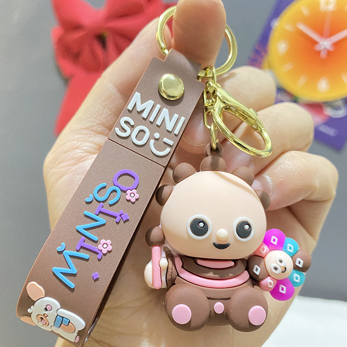 Wholesale PVC Cartoon Doll Keychain JDC-KC-WuYi131