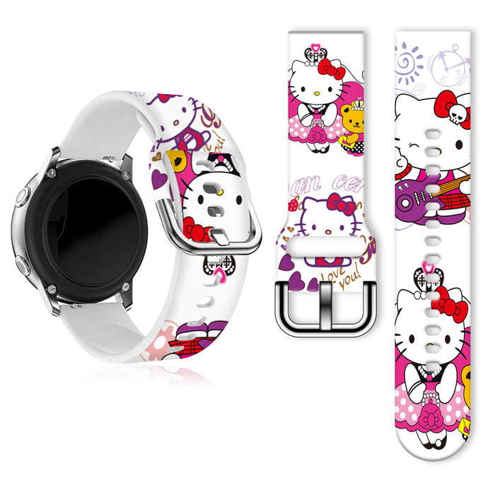 Wholesale Printed TPU Watch Strap Wrist Strap JDC-WD-NuoQi088