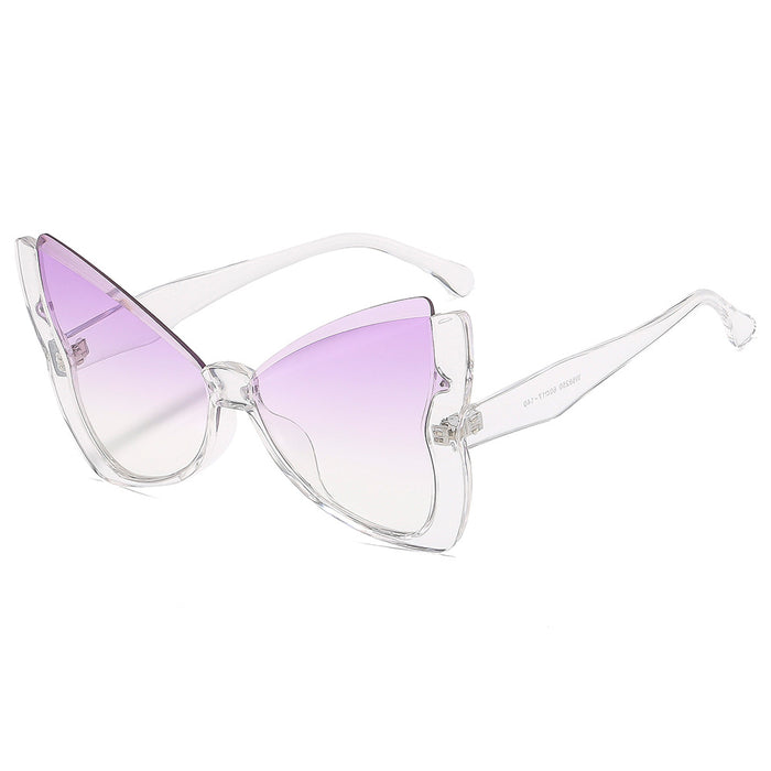 Wholesale Fashionable square new sunglasses, trendy large frame personalized street photography glasses