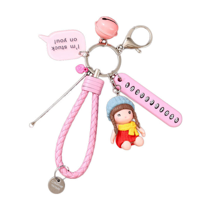 Wholesale Cartoon Cute Keychain  Pendant  Hanging Bag  Key Chain