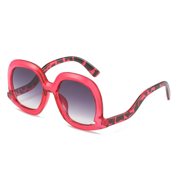 Wholesale New trendy sunglasses, retro large frame sunglasses, sunglasses