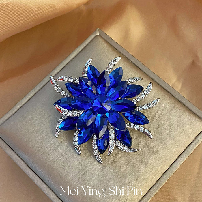 Wholesale Crystal Brooch Women's Diamond-encrusted Corsage Pin Accessories