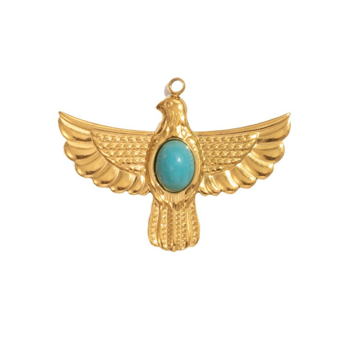 Wholesale Fashion and Personalized Stainless Steel Pendant DIY Design Eye Pendant Color Preserving Wholesale