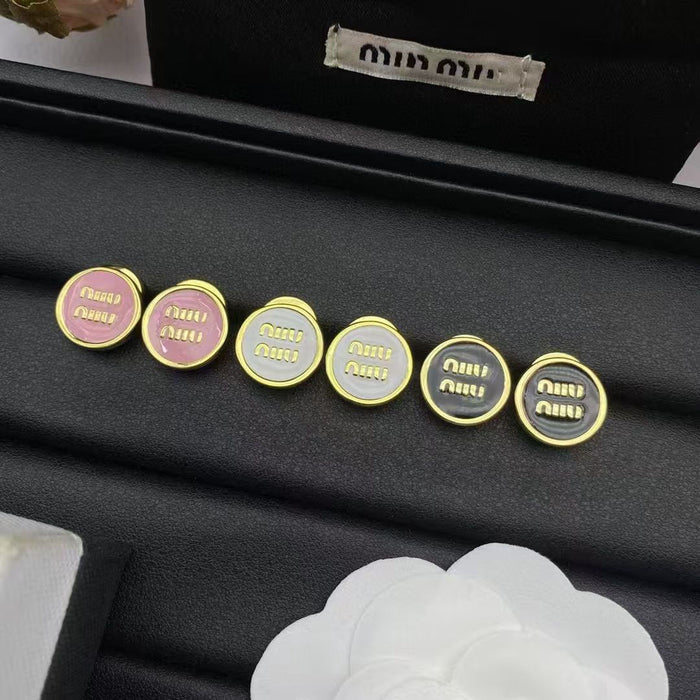 Wholesale Women's M Letter Drop Earrings
