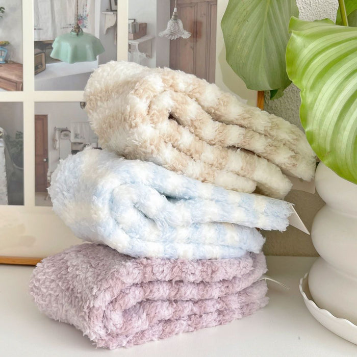 Wholesale Candy color striped lambswool socks