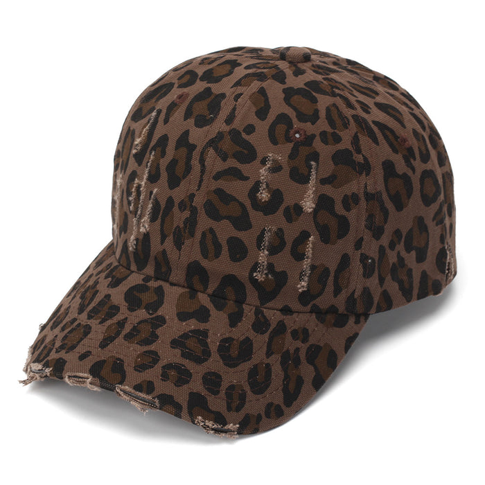 Wholesale Leopard Print Baseball Cap Casual Summer Fashion Accessory Gift Boutique