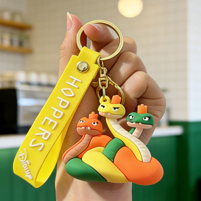 Wholesale Silicone PVC Keychain Bag Charm Beaver Hoppers Design Gift Accessory MOQ≥2
