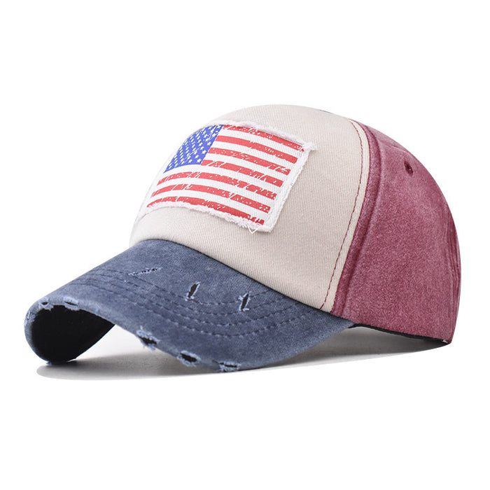 Wholesale Cotton American Flag Independence Day Baseball Cap JDC-FH-ErXu008