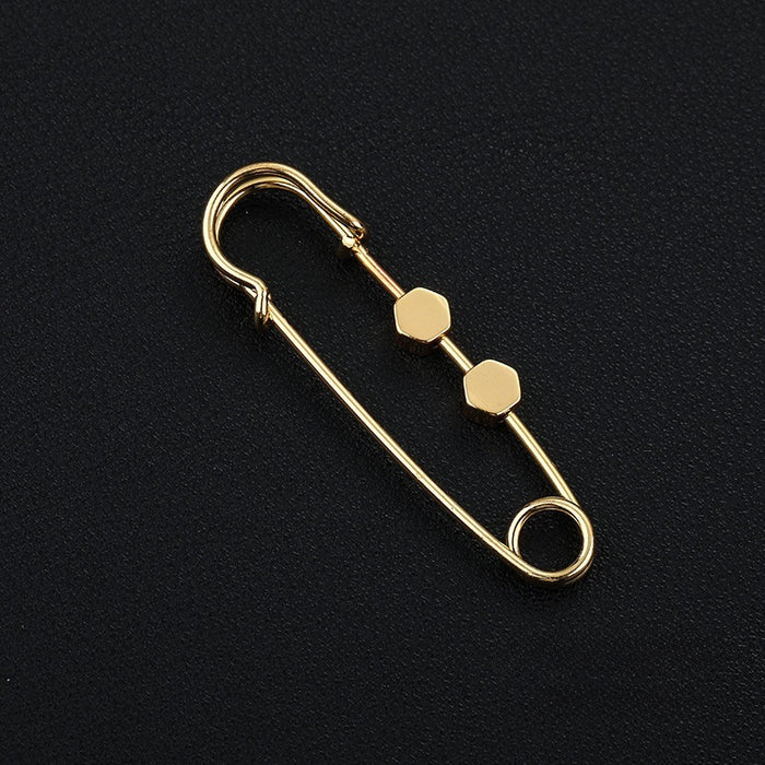 Wholesale High end pin with metal fixation, clothing clip, waistband, and high-end pants accessories