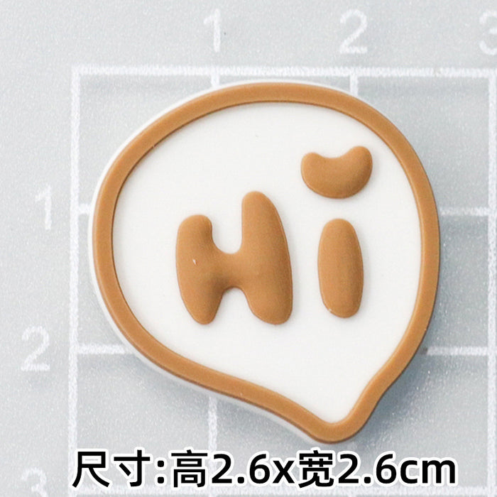 Wholesale 10pcs Capybara soft rubber decoration handmade DIY accessories mobile phone case slippers buckle cup stickers