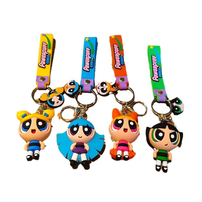 Wholesale Cartoon Silicone Doll Keychain JDC-KC-Tingm303