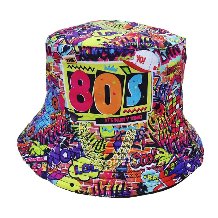 Wholesale Cartoon Print Cotton Bucket Hat JDC-FH-BoD017