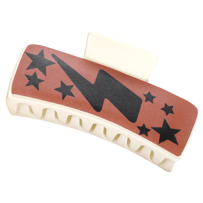 Wholesale five-pointed star Square Hair Clips