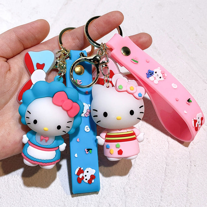 Wholesale PVC Cartoon Doll Keychain JDC-KC-Qiwei023