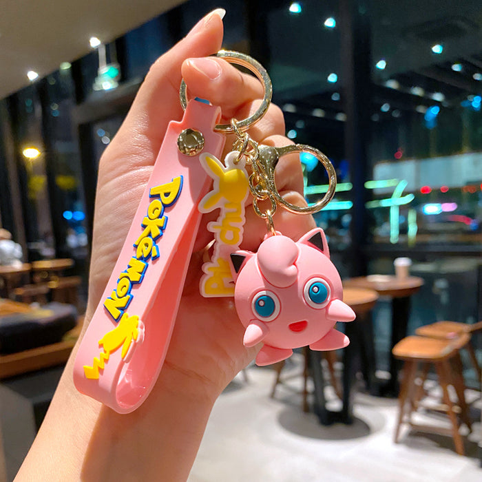 Wholesale Drip Glue Cartoon Doll Keychain JDC-KC-Gongz053