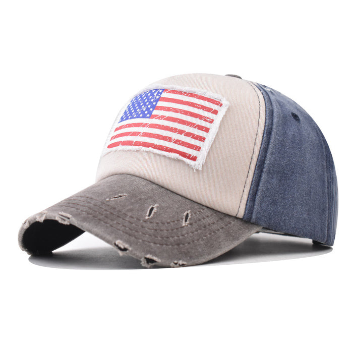 Wholesale Cotton American Flag Independence Day Baseball Cap JDC-FH-ErXu008