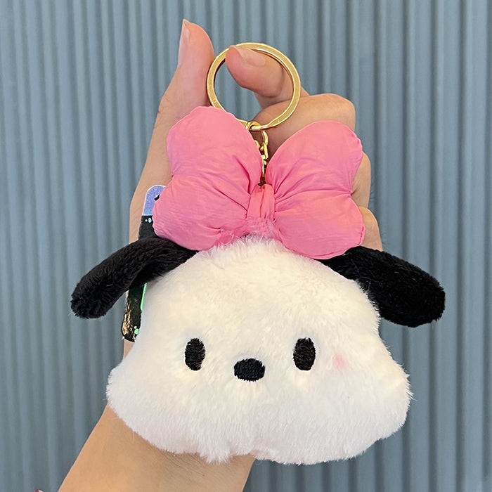 Wholesale  Plush Keychain Doll Bag Charm Cute Cartoon Keychain