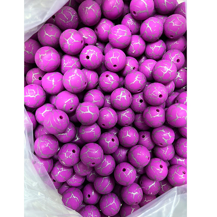 Wholesale 50pcs Leopard Print Series Silicone Balls JDC-BDS-HongZhou013