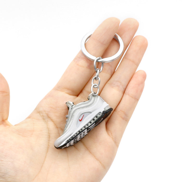 Wholesale 3D Stereoscopic Basketball Shoes PVC Keychains JDC-KC-QLPing019