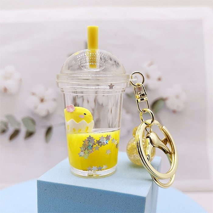 Wholesale Cartoon Acrylic Drift Bottle Keychain (S) JDC-KC-DiMeifei001